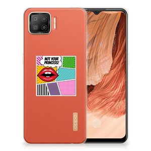 OPPO A73 4G Silicone Back Cover Popart Princess