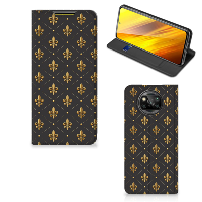 Xiaomi Poco X3 Pro | Poco X3 Hoesje met Magneet Franse Lelie Xiaomi Poco X3 Pro | Poco X3 Hoesje met Magneet Franse Lelie