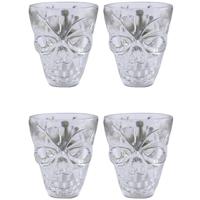 Funny Fashion 74689 4x shotglaasje doodskop