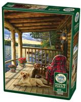 Cobble Hill legpuzzel Cabin Porch karton 1000 stukjes