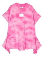 MM6 Maison Margiela Kids robe à imprimé tie-dye - Rose - thumbnail