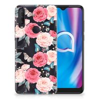 Alcatel 1S (2020) TPU Case Butterfly Roses - thumbnail