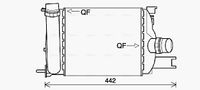 Intercooler, inlaatluchtkoeler DAA4013