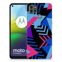 Motorola Moto G9 Power TPU Hoesje Funky Triangle - thumbnail