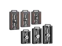 Leofoto NP-50S 50mm Lens/Camera QR Plaat w Strap Boss Arca/RRS Hendelklem Compatibel