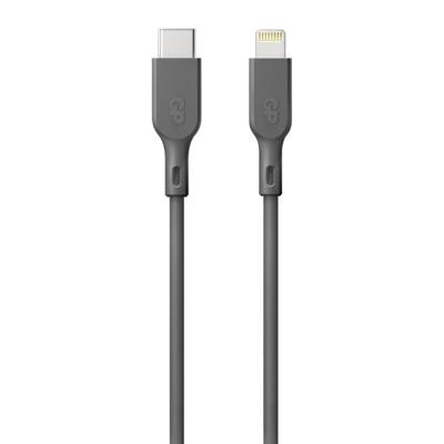 GP USB-laadkabel USB 2.0 USB-C stekker, Apple Lightning stekker 1.00 m Grijs GPCBCL1PGYUSB221