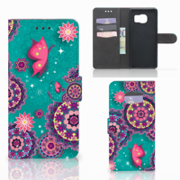 Samsung Galaxy S7 Edge Hoesje Cirkels en Vlinders