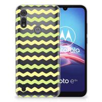 Motorola Moto E6s TPU bumper Waves Yellow
