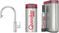 Quooker Flex met COMBI boiler en CUBE reservoir 5-in-1 kokend water kraan Chroom - thumbnail