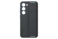 Samsung Silicone Grip Case S23-Serie Backcover Samsung Galaxy S23 Zwart Stootbestendig - thumbnail