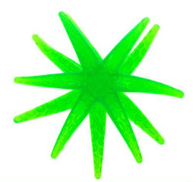 Toys Amsterdam zeester junior 7 cm siliconen groen Toys Amsterdam zeester junior 7 cm siliconen groen