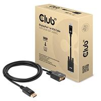 Club 3D CAC-1012 DisplayPort™ naar VGA-kabel St./St. 2m 28AWG