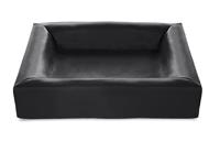 Bia bed kunstleer hoes hondenmand zwart Bia-2 60x50x12,5 cm