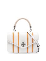 Tory Burch sac porté épaule à plaque logo - Blanc - thumbnail