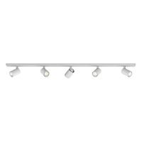 Astro Ascoli Five Bar, Binnenspot in getextureerd wit - Ontworpen in Groot-Brittannië - Dimbare GU10 - Compatibel met slimme lamp - 1286059