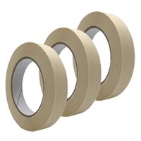 DULA Schilderstape - 3 rollen - 19mm x 50m - Afplaktape - Masking tape