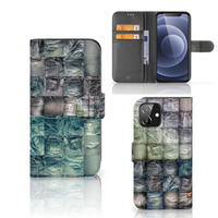 Wallet Case met Pasjes iPhone 12 | 12 Pro (6.1") Spijkerbroeken - thumbnail