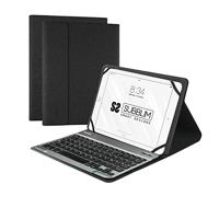 SUBBLIM FUNDA Con Teclado KeyTAB Pro Bluetooth Black Para Tablet DE 10,1 inch/25,65 cm batterij 420 mAh - compatibel met Windows/Android/iOS
