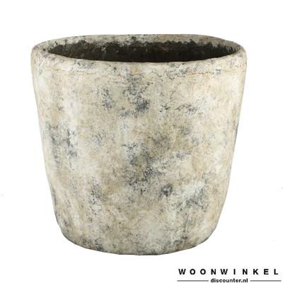 Charon cement rough cream big pot round l