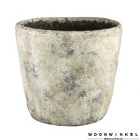 Charon cement rough cream big pot round l