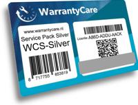 WarrantyCare WCSB-Silver - Garantie uitbreiding - Service Pack B - Level Silver