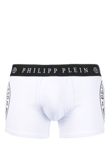 Philipp Plein boxer Skull Bones - Blanc