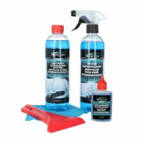 Ruitenontdooier spray set - 5-delig - voor auto - antivries sprays - winter/vorst   -