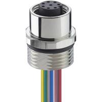 Lutronic 1232 Sensor-/Aktor-Einbausteckverbinder M12 Stecker, Einbau 0.50m Polzahl: 4 1 pc(s)