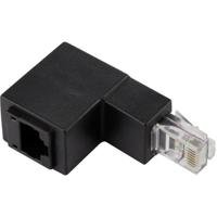 Renkforce RJ45 Netwerk Adapter CAT 5e [1x RJ45-stekker - 1x RJ45-bus] 0.00 m Zwart - thumbnail