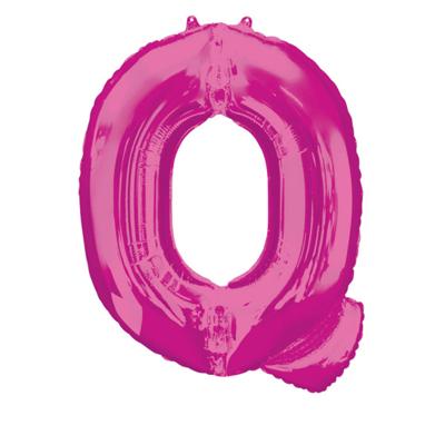 Amscan Folieballon Letter Q 60 X 81 Cm Roze