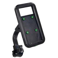 my wall Waterdichte telefoonhouder voor op de fiets, HR21L, 360° draaibaar, touchscreen-compatibele smartphonehouder, met camerakijkvenster, spatwaterdicht en schokbestendig