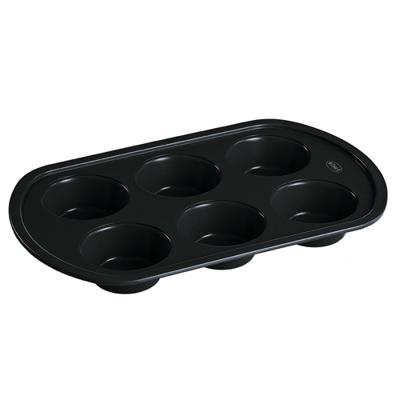 Rösle bakvorm muffins 35,5 x 20 cm staal zwart Rösle bakvorm muffins 35,5 x 20 cm staal zwart
