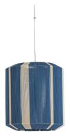 Light & Living Hanglamp Kozana 48cm - Blauw/Crème