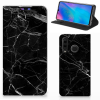 Huawei P30 Lite New Edition Standcase Marmer Zwart - Origineel Cadeau Vader - thumbnail