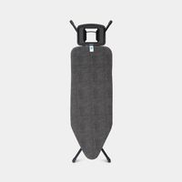 Brabantia Strijkplank C, 124x45 cm Denim Black met solide strijkijzerhouder - Black - thumbnail