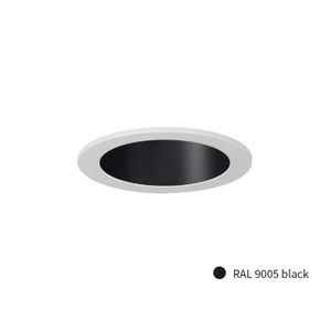 Inbouwspot BWS Plafond 5W 2700K 6.3x6.8 cm Zwart Boss & Wessing