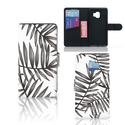 Samsung Galaxy J2 Core Hoesje Leaves Grey Samsung Galaxy J2 Core Hoesje Leaves Grey