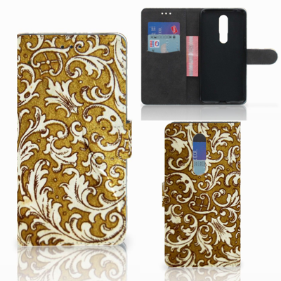 Wallet Case Nokia 3.1 Plus Barok Goud