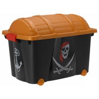 Piraten speelgoed kist 60 x 40 x 42 cm - thumbnail