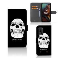 Telefoonhoesje met Naam Nokia XR21 Skull Eyes