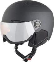 ALPINA Unisex - Volwassenen, ARBER VISOR Skihelm, black matt, 54-58 cm
