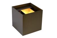 Lucide XIO - Wandlamp - LED Dimb. - G9-1x4W 2700K - Verstelbare stralingshoek - Roest bruin
