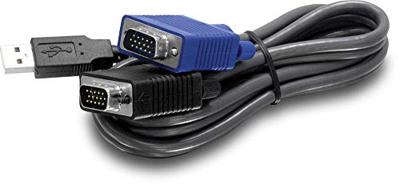 TRENDnet 10ft USB/VGA KVM cable 2.8m USB/VGA KVM, 2.8 m, TK-CU10
