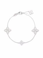 Roberto Coin bracelet Princess Flower en or rose 18ct orné de diamants - Blanc