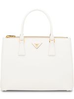 Prada grand sac Galleria en cuir - Blanc