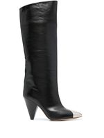 ISABEL MARANT bottes Lilezio 95 mm en cuir - Noir - thumbnail