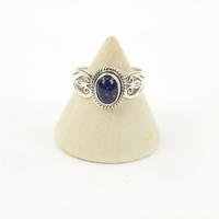 Zilveren Ring met Lapis Lazuli Maat 16,5 - Model 3 (Sterling Zilver 925)
