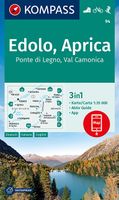 Wandelkaart 94 Edolo - Aprica | Kompass - thumbnail