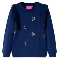 Kindertrui 116 marineblauw, kinderkleding, trui voor kinderen, sweater voor kinderen, top voor kinderen, kinderen trui, katoenen sweater