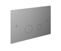 Hotbath Cobber bedieningspaneel geschikt voor Geberit UP320 17 x 25 x 0,4 cm, zwart/chroom